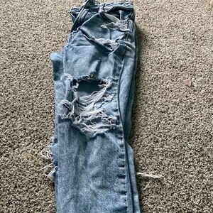 Ripped American eagle jeans
